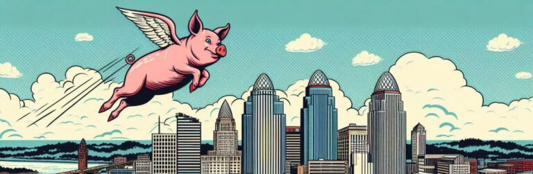 Downtown Cincinnati, Oh Sketch